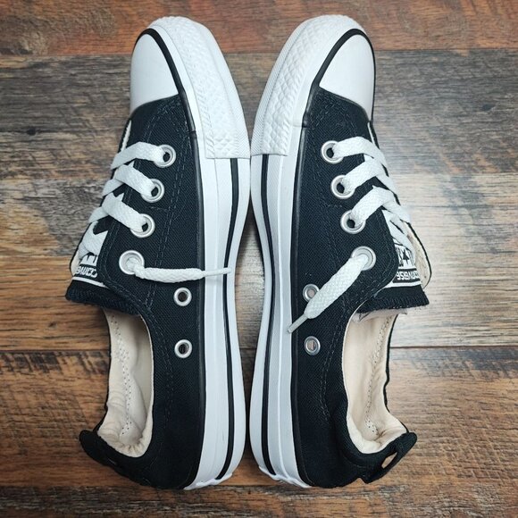 Converse Women's Chuck Taylor Shoreline Sneaker Black White Shoes Size 5 - Picture 5 of 8